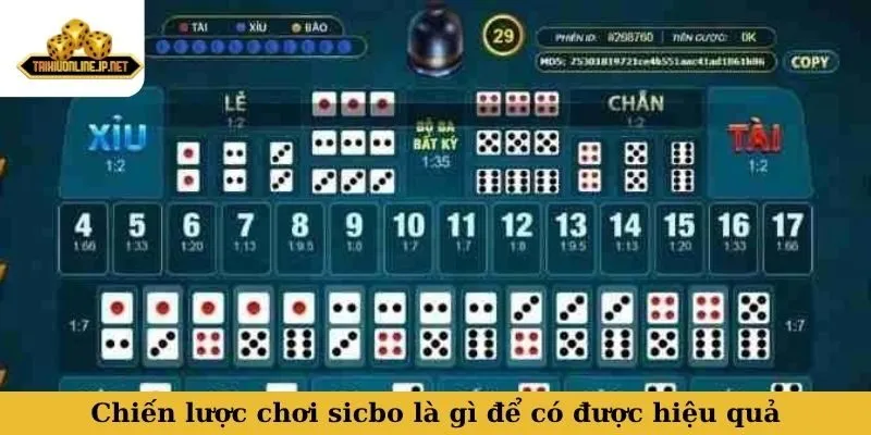sicbo là gì Chiến lược chơi sicbo là gì để có được hiệu quả