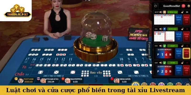 tài xỉu Livestream Luật chơi và các cửa cược phổ biến trong tài xỉu Livestream